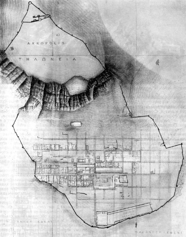 Архитектура Древней Греции. Приена. 2-я половина IV в. до н.э. Архитектор Пифей. План города