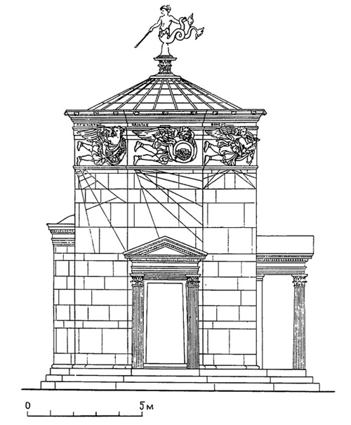 Архитектура Древней Греции. Афины. Башня Ветров. Фасад
