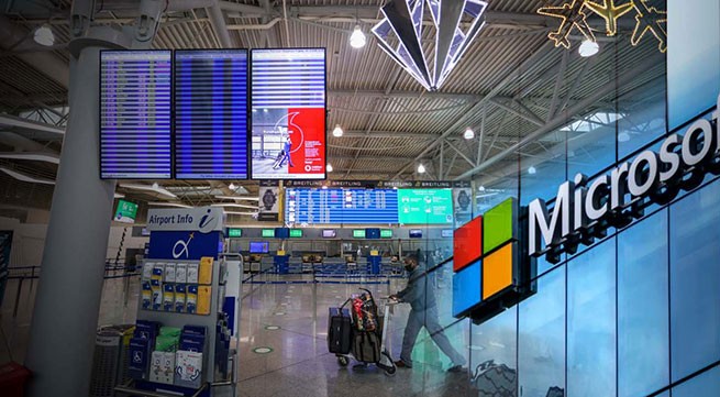 Сбой Microsoft затронул «Эл. Венизелос»: тысячи пассажиров застряли в аэропорту