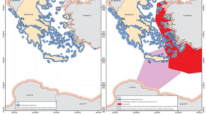 Греция публикует 16 карт, разоблачающих претензии Турции