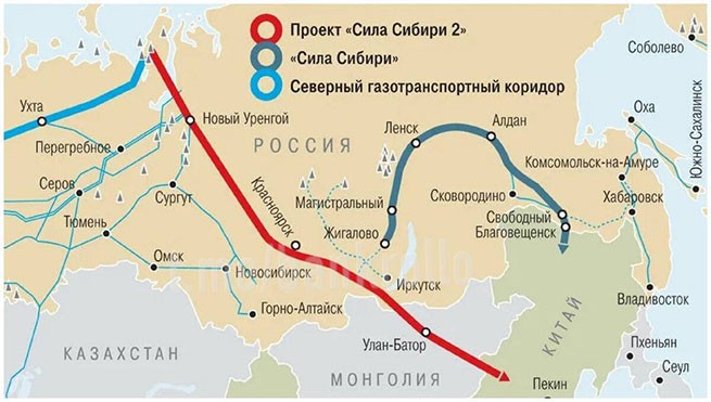 Строительство газопровода "Сила Сибири-2" отложили