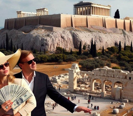 Русская пара заплатила 5 000 евро за частную экскурсию на Акрополь