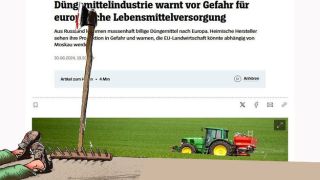 Der Spiegel: От российского газа Европа отказалась, но теперь зависима от поставок российских удобрений